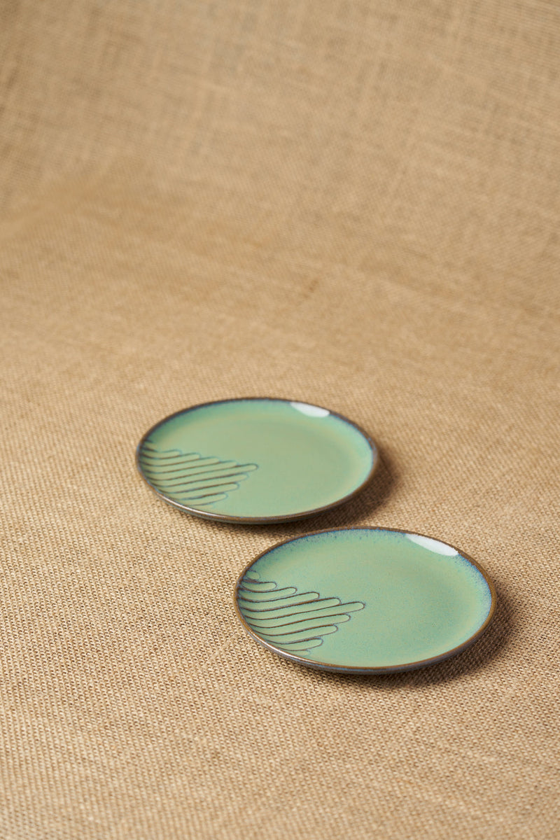 Tiger Hill Snack Plate (Set of-2)