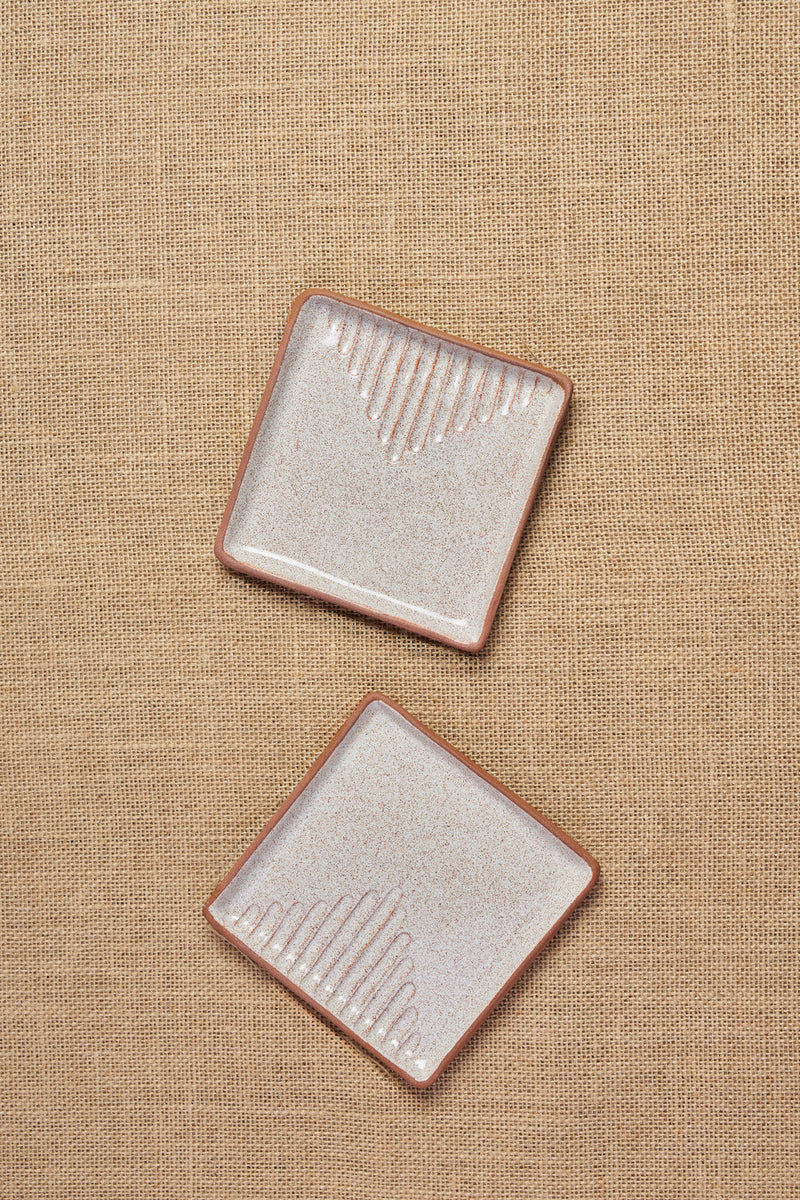 Tiger Hill Square Plate (Set of 2)
