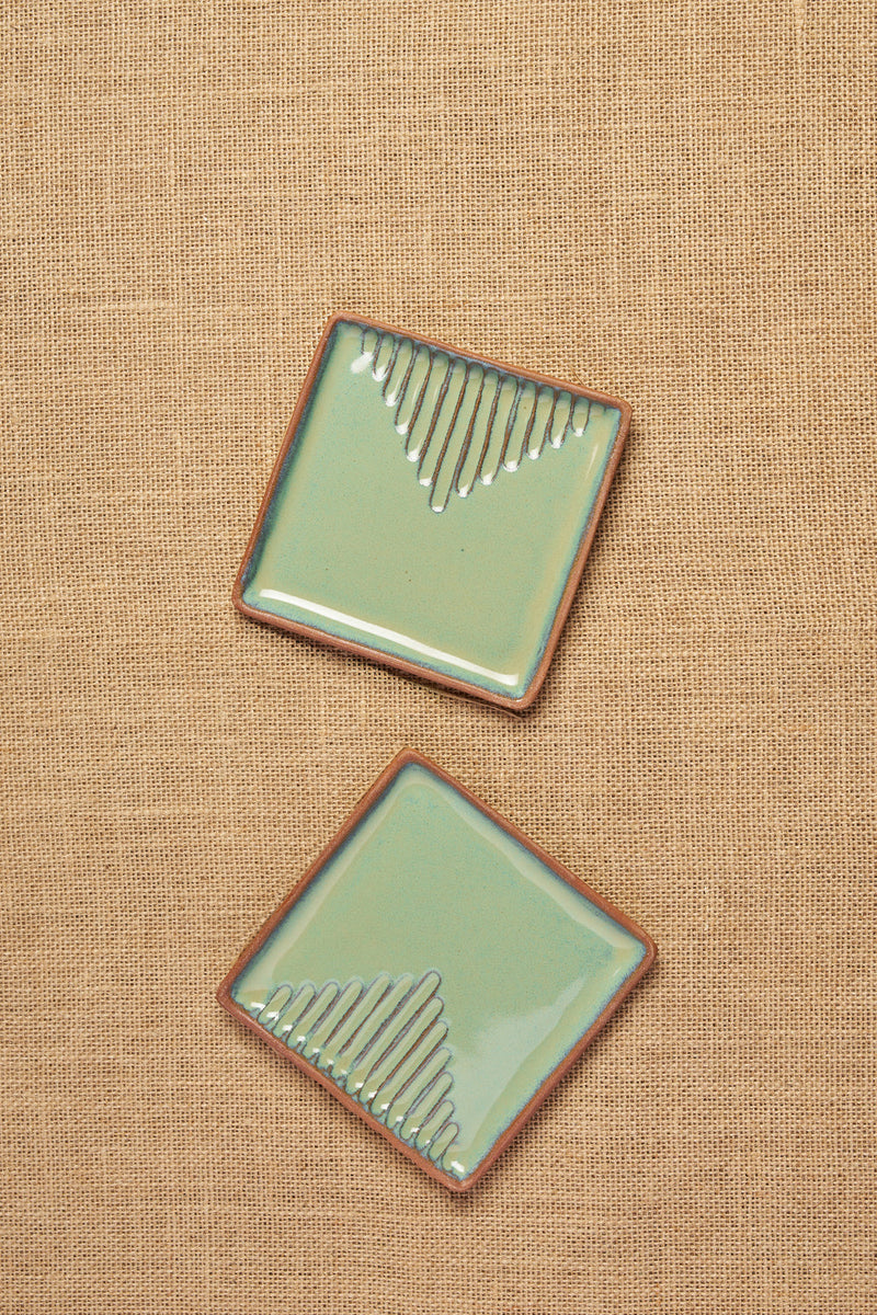 Tiger Hill Square Plate (Set of 2)