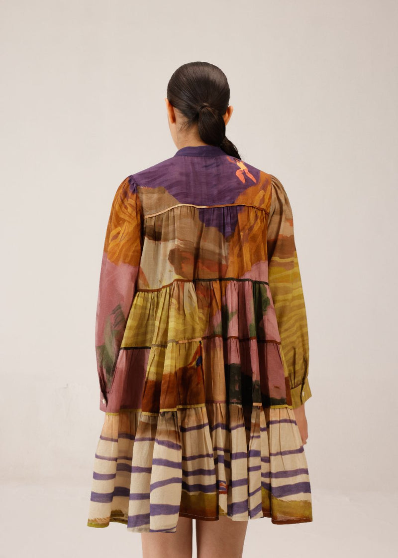 TIER DRESS - SWIMMERS cotton by CORD for women in Singapore