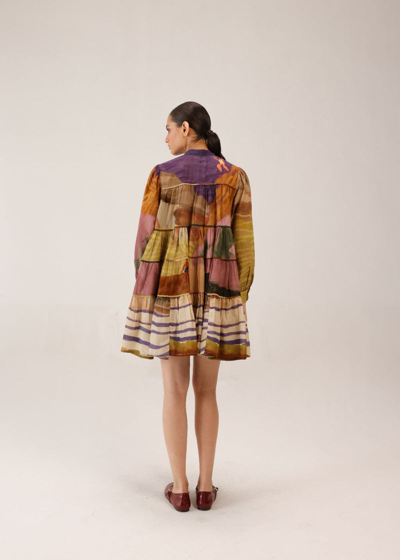 TIER DRESS - SWIMMERS cotton by CORD for women in Singapore