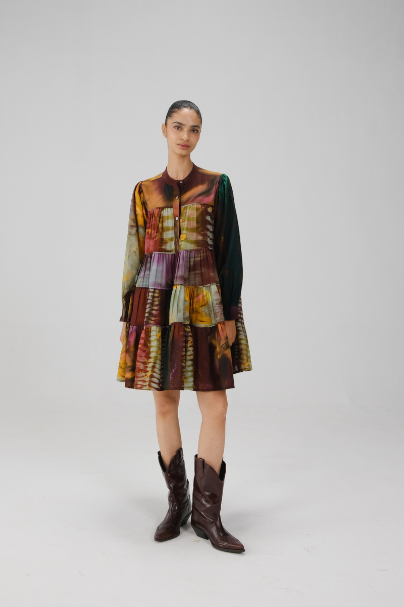 TIER DRESS-X-Ray cotton by CORD for women in Singapore