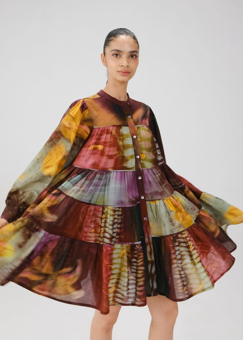 TIER DRESS-X-Ray cotton by CORD for women in Singapore