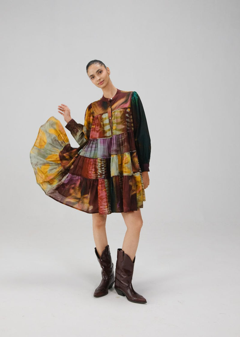 TIER DRESS-X-Ray cotton by CORD for women in Singapore