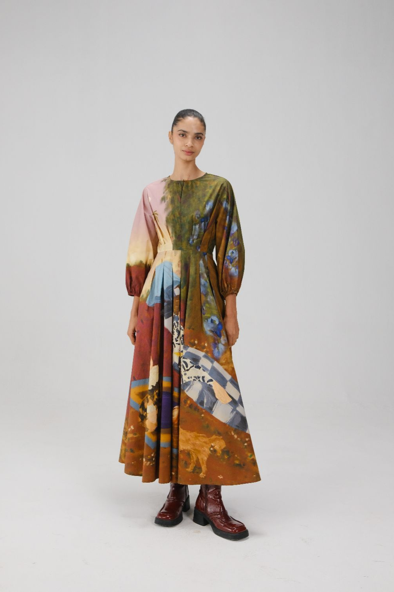 TOKYO DRESS-Lakeside cotton by CORD for women in Singapore