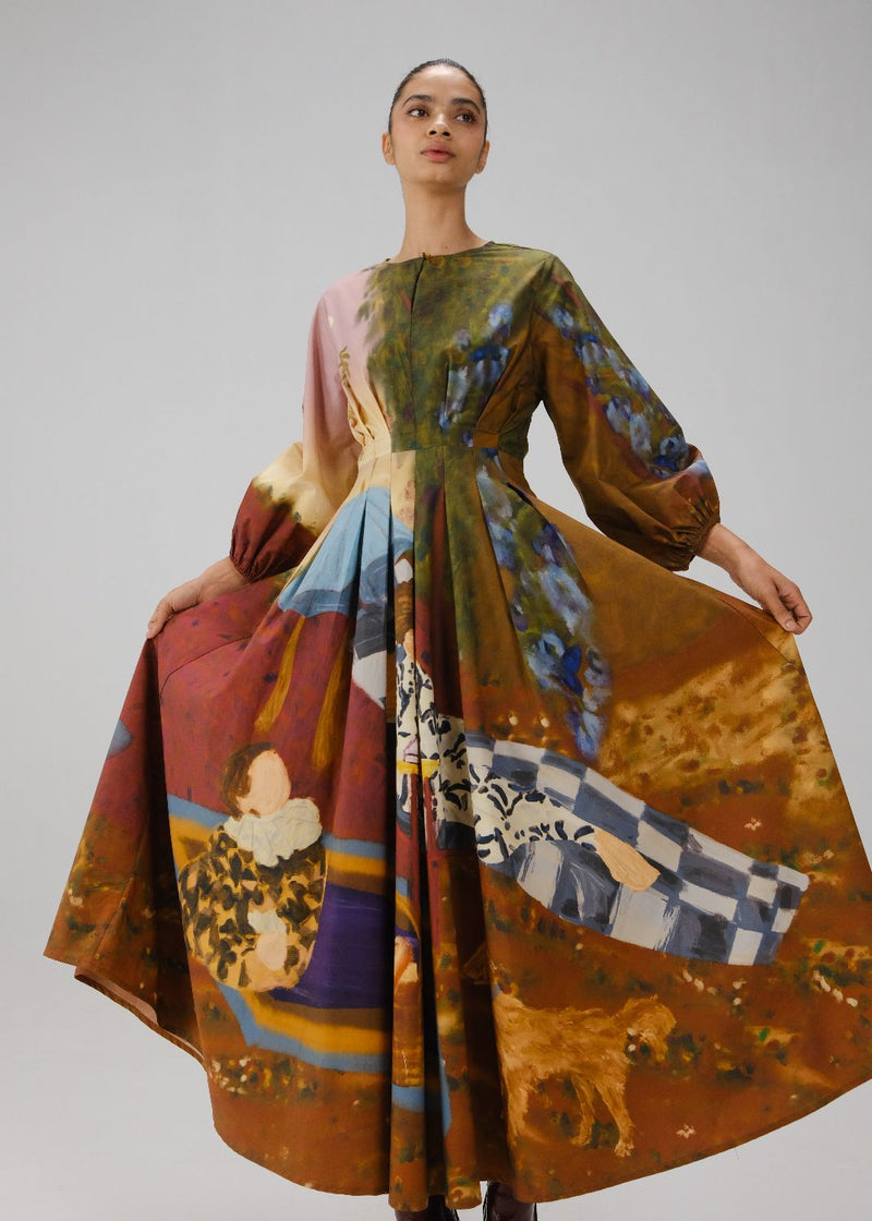 TOKYO DRESS-Lakeside cotton by CORD for women in Singapore