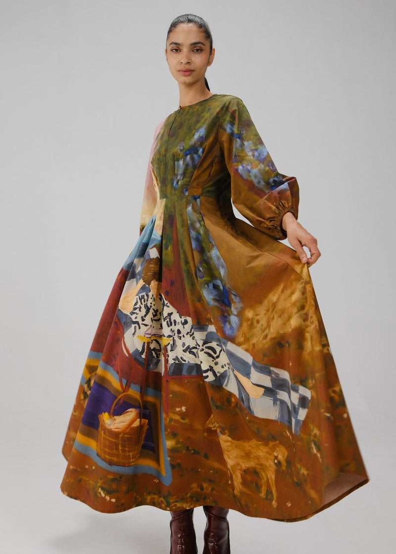 TOKYO DRESS-Lakeside cotton by CORD for women in Singapore