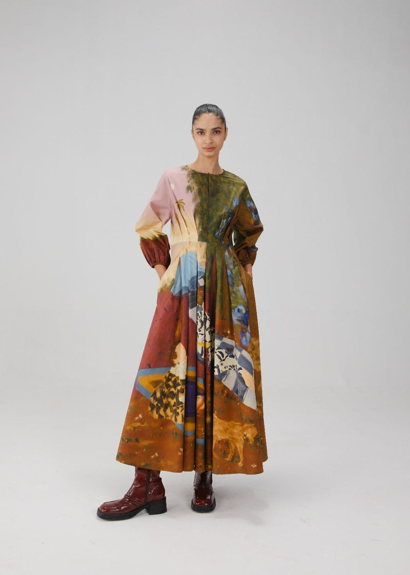 TOKYO DRESS-Lakeside cotton by CORD for women in Singapore