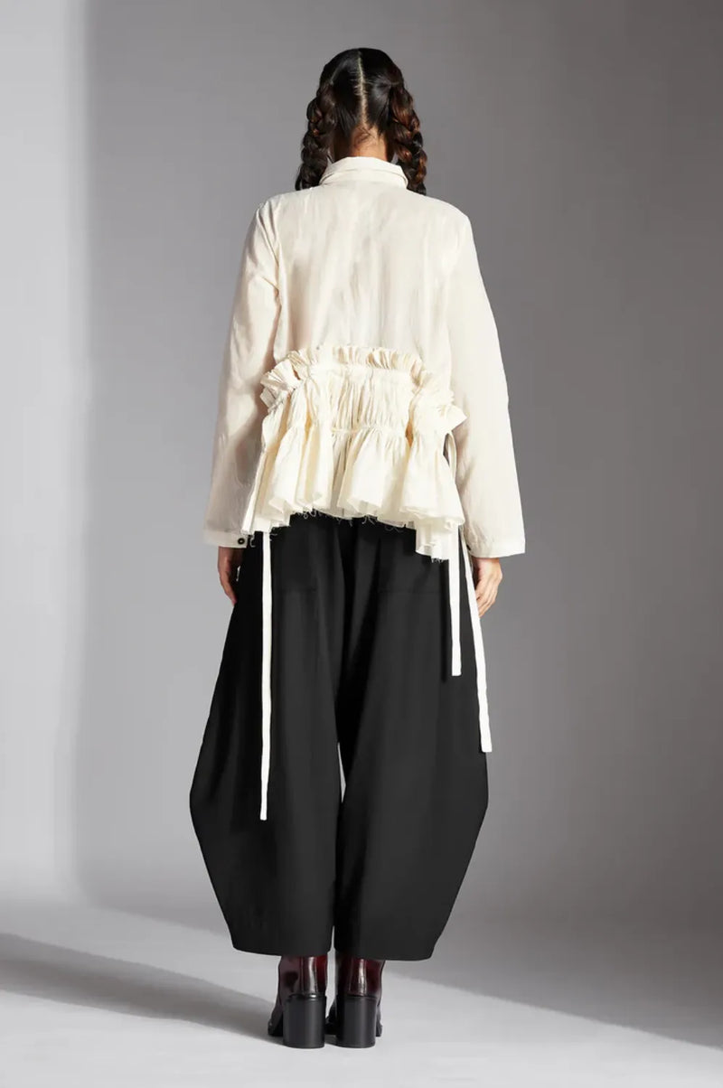 Miro Top-White cotton by Chola in white color for women in Singapore