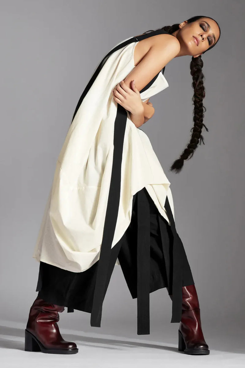 Reni Top-White cotton by Chola in white color for women in Singapore