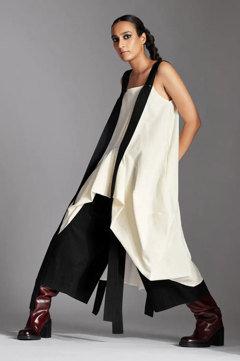 Reni Top-White cotton by Chola in white color for women in Singapore