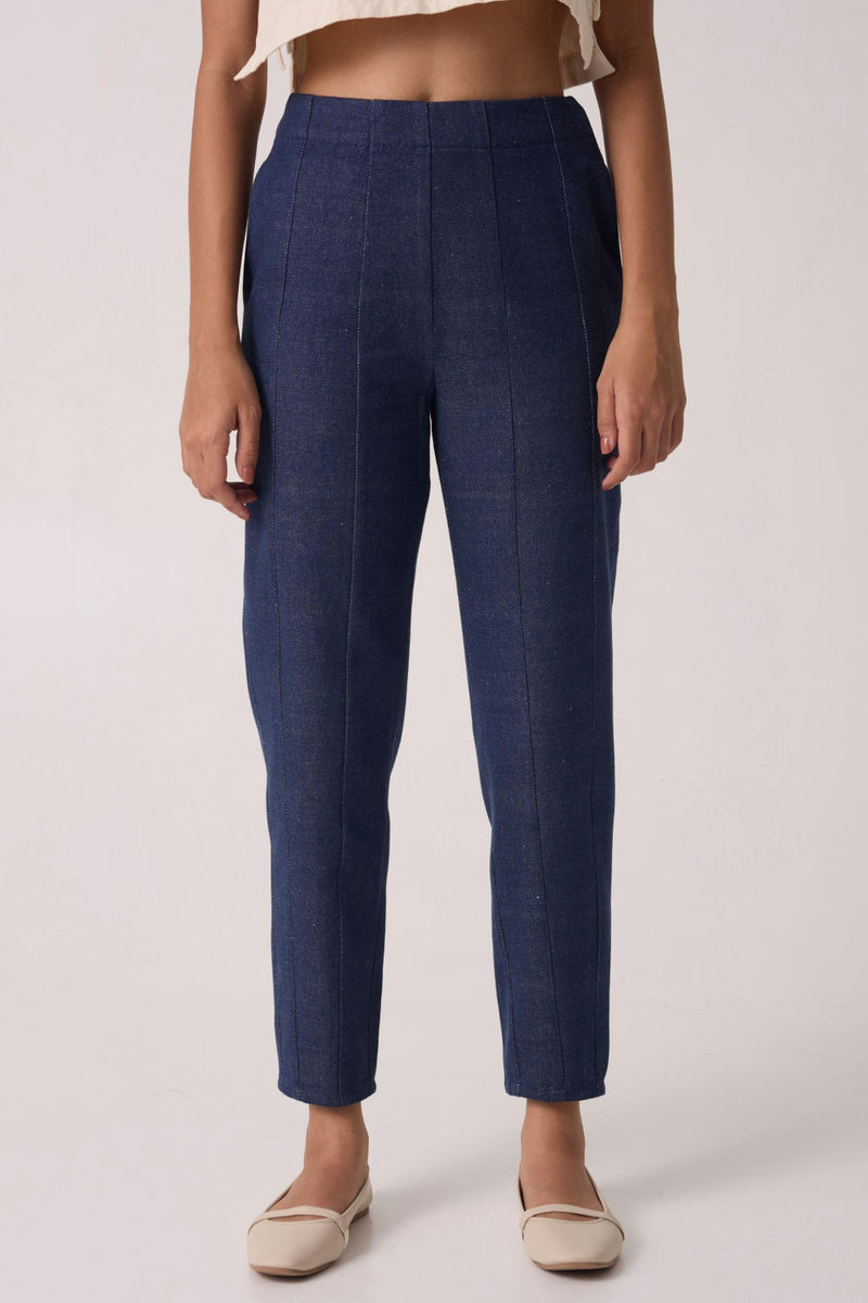 Tamara Panelled Denim Pants by The Summer House for women in Singapore