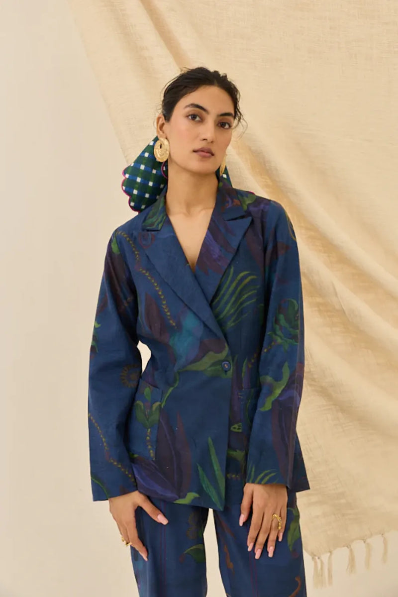 Tara Blazer Set With Corsage by JodiLife for women in Singapore