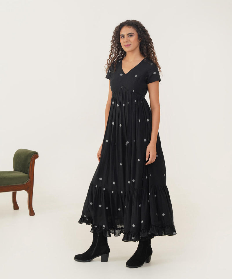 TASHA DRESS 100% cotton Buy TASHA DRESS from C&W | Dresses for Women by Indigo Dreams in black color for women in Singapore