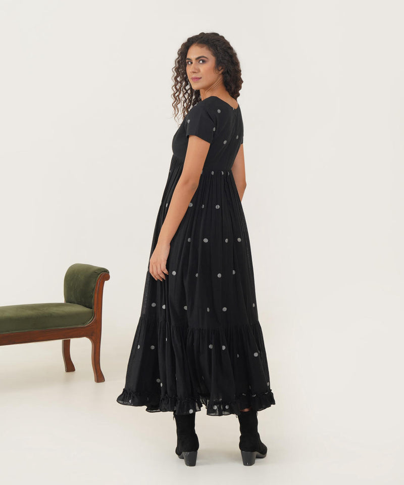 TASHA DRESS 100% cotton Buy TASHA DRESS from C&W | Dresses for Women by Indigo Dreams in black color for women in Singapore