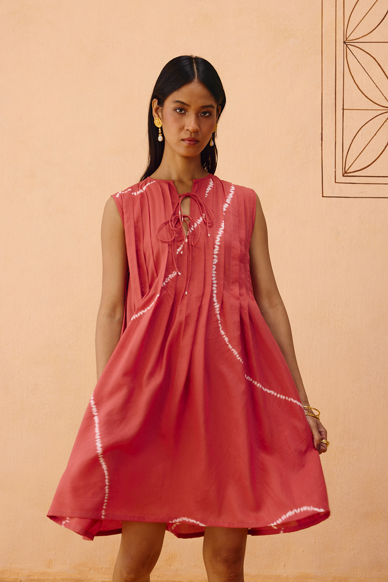 Terracotta Memories Lyocell Dress lyocell dress by SUI in terra for women in Singapore