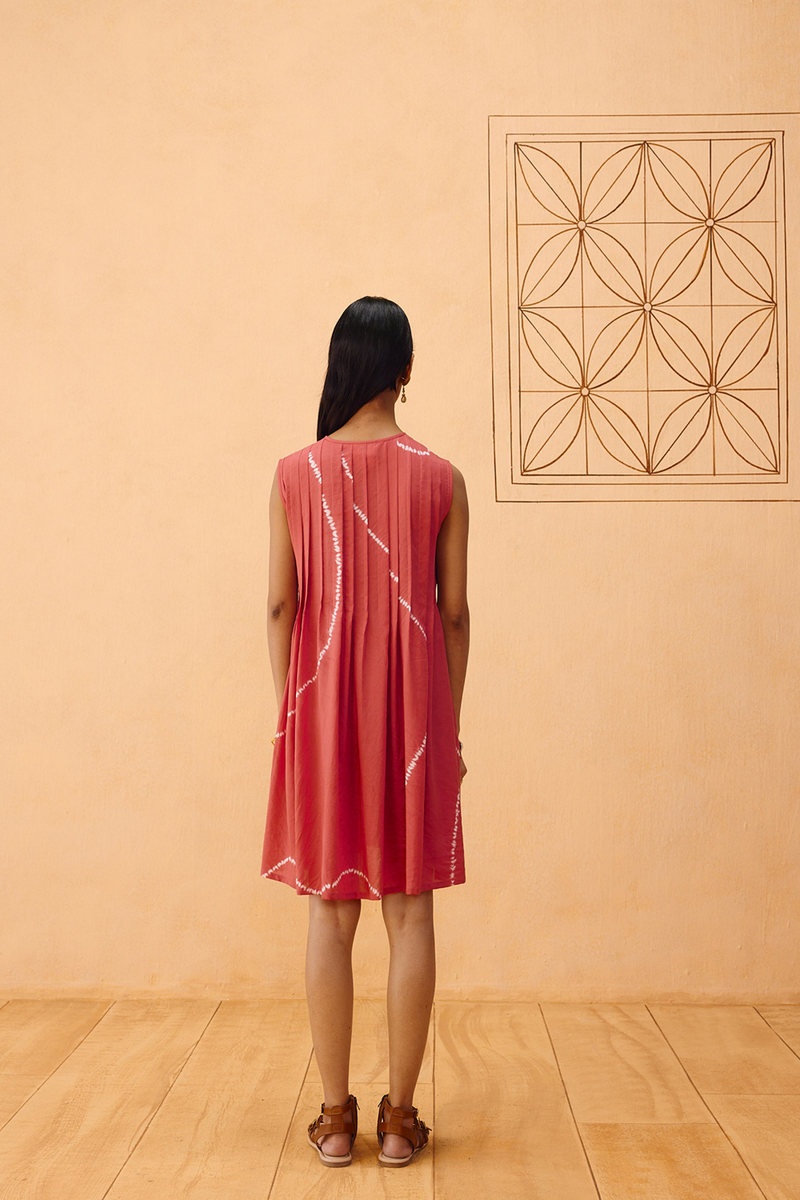 Terracotta Memories Lyocell Dress lyocell dress by SUI in terra for women in Singapore
