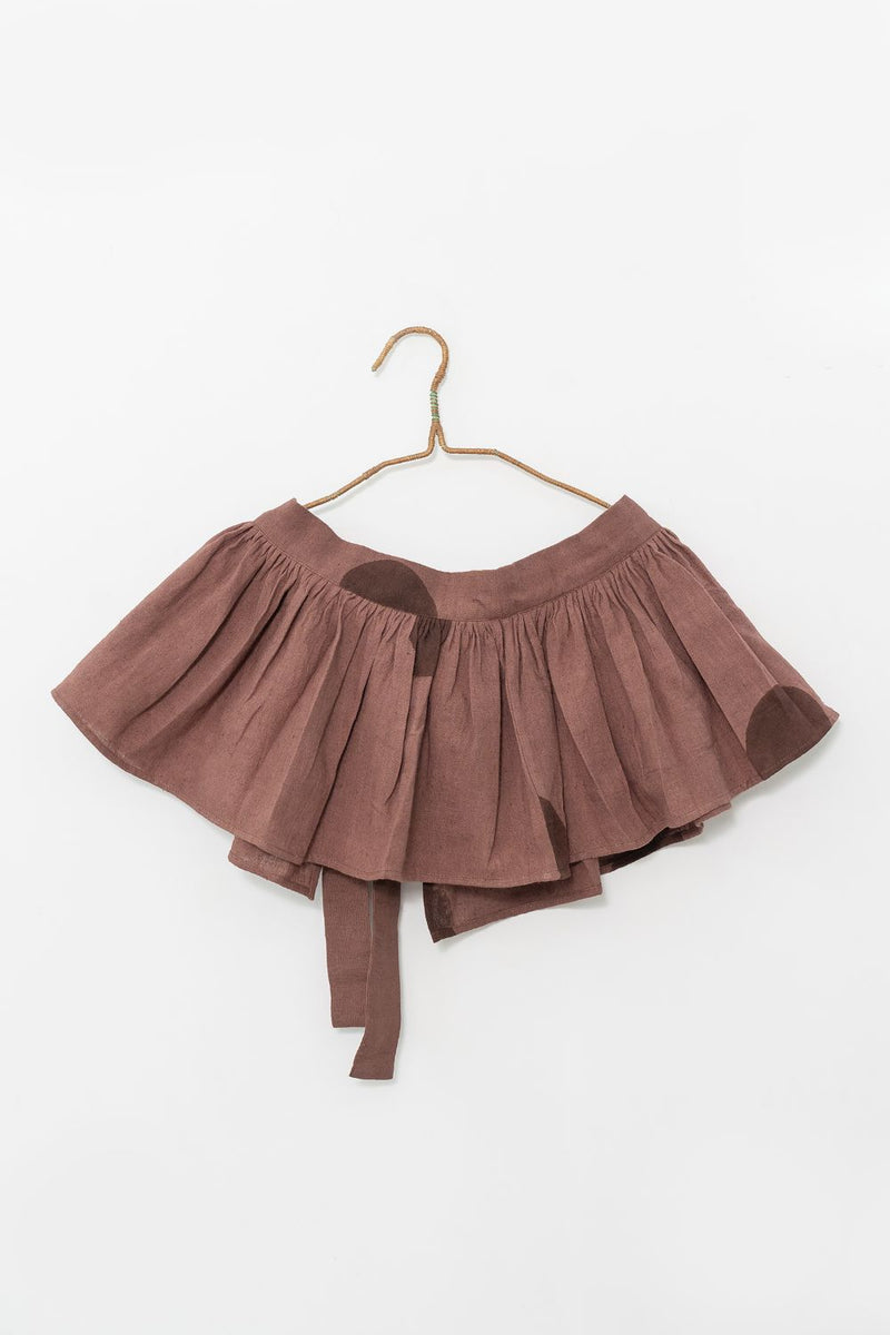 The Artist’s Wrap – Cocoa cotton by World of Crow in brown color for women in Singapore