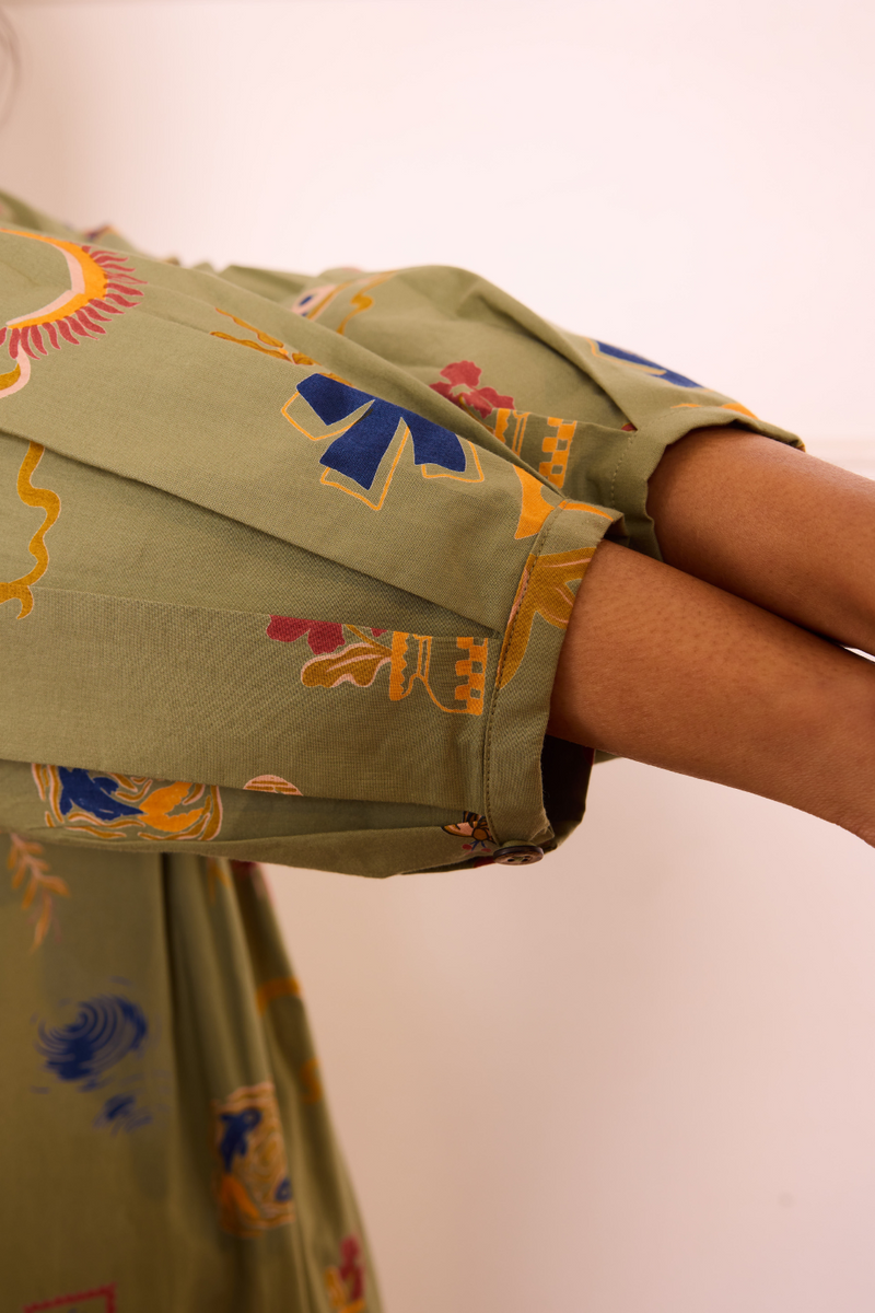 The Bold Organic Cotton Poplin Kurta