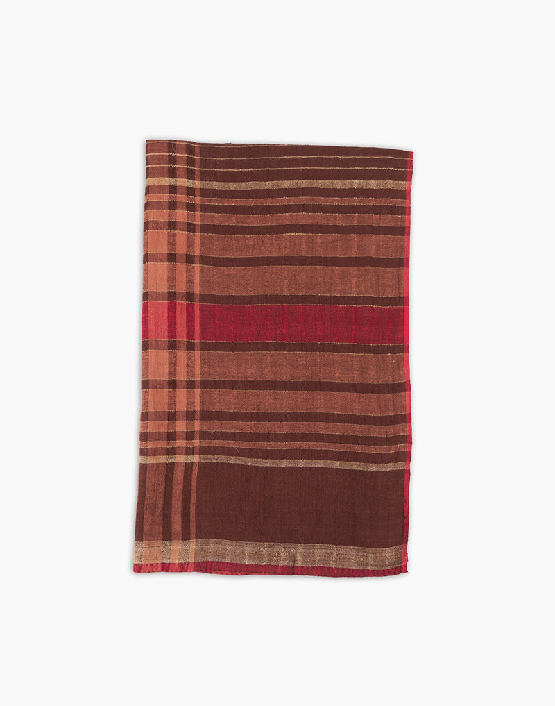 The Earth & Ember stole cotton by World of Crow in multi color for women in Singapore