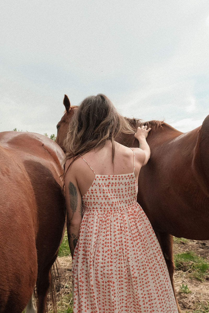 The Erica Dee Dee — Sun Dress mul by World of Crow in multi color for women in Singapore