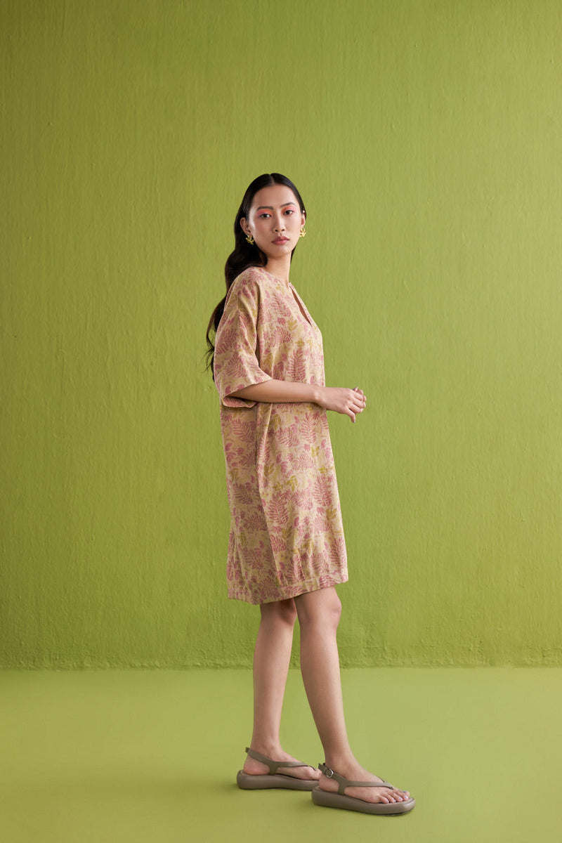 The Fern Handwoven Printed Dress