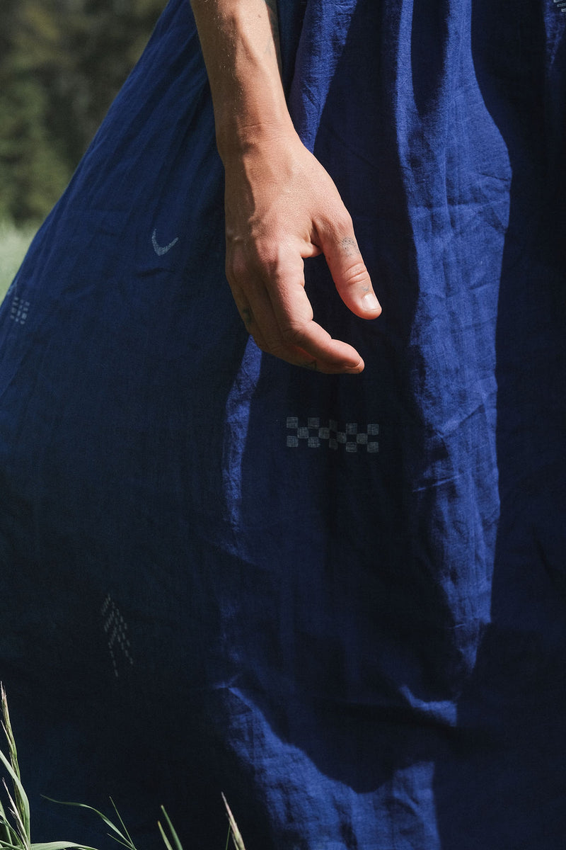 The Gemma Dress by World of Crow in purple color for women in Singapore