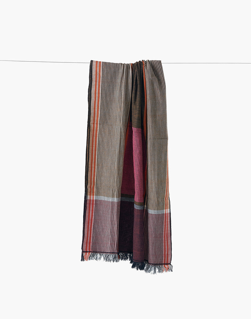 The Heritage Panel stole cotton by World of Crow in multi color for women in Singapore