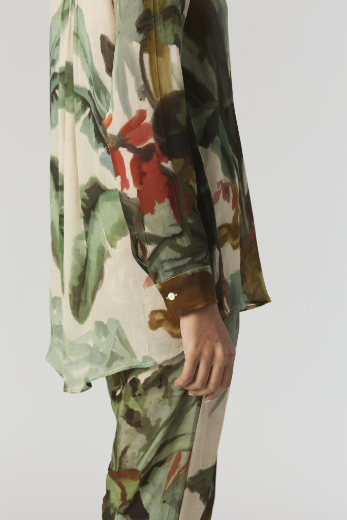 THE HUNT CO-ORD SET by Yam in green color for women in Singapore