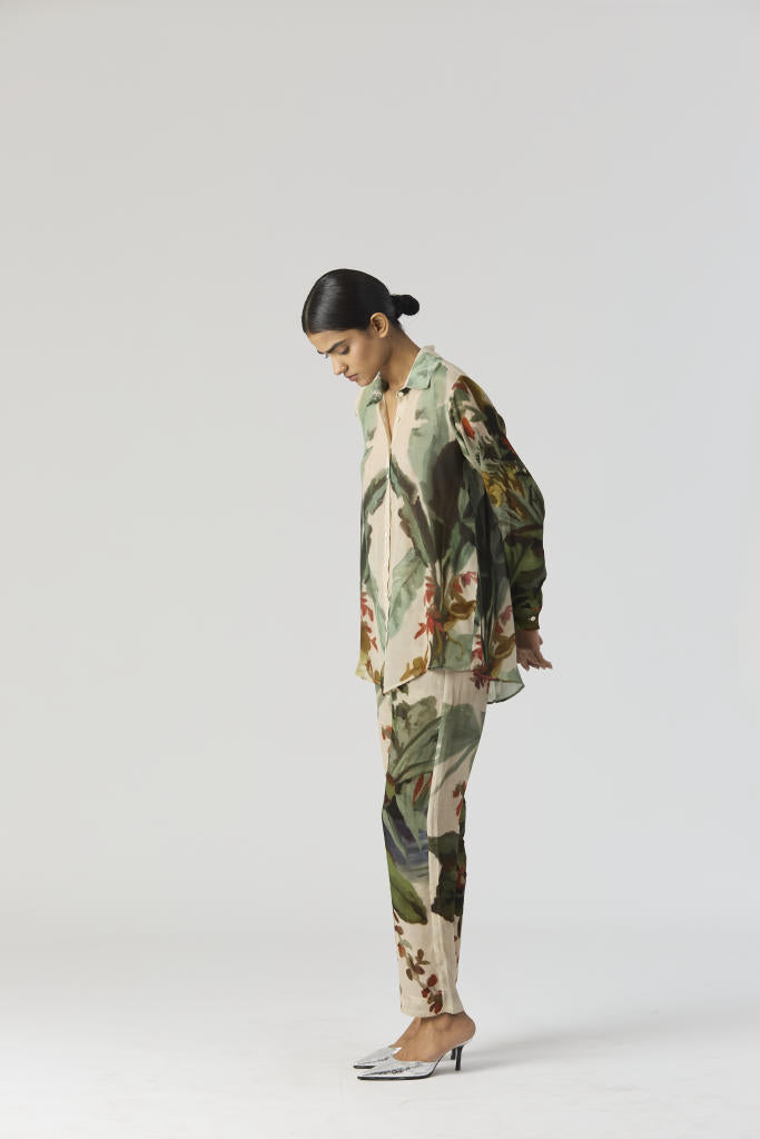 THE HUNT CO-ORD SET by Yam in green color for women in Singapore