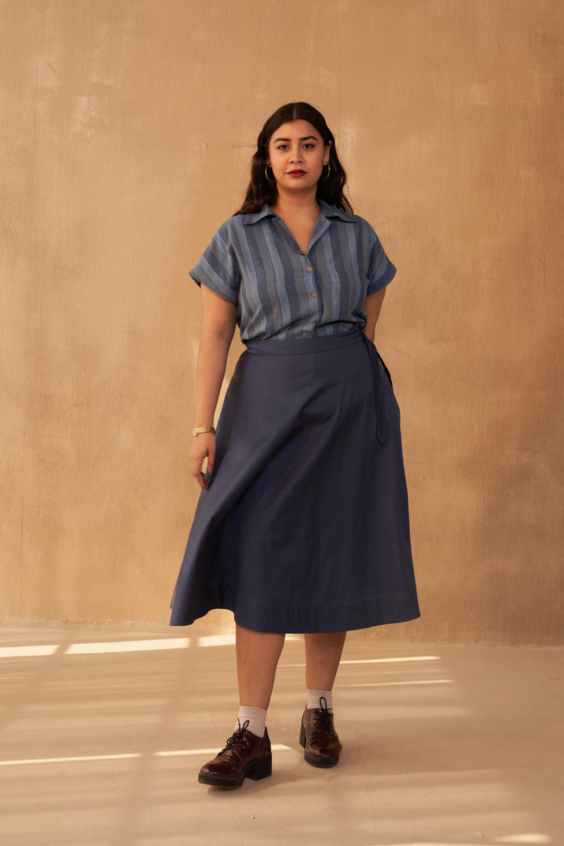 The Joyful Organic Cotton Midi Skirt