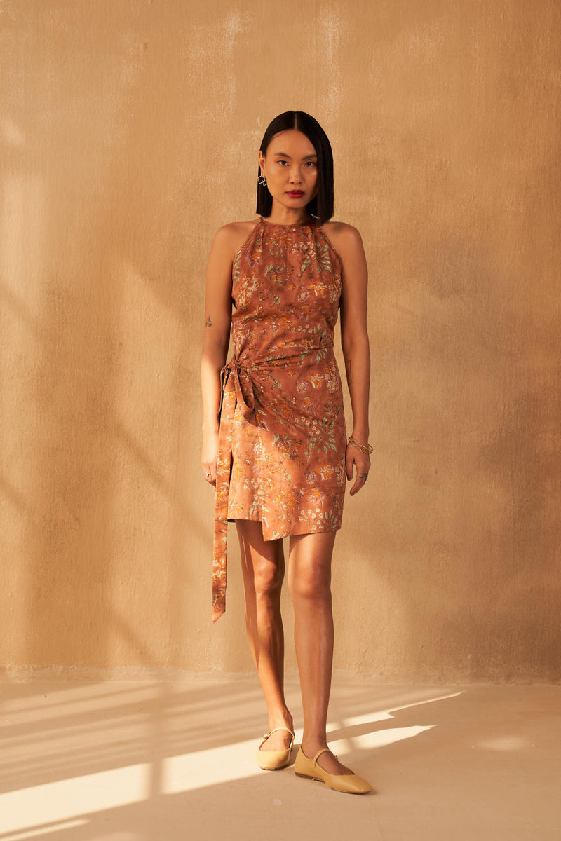 The Meadow Organic Cotton Wrap Dress