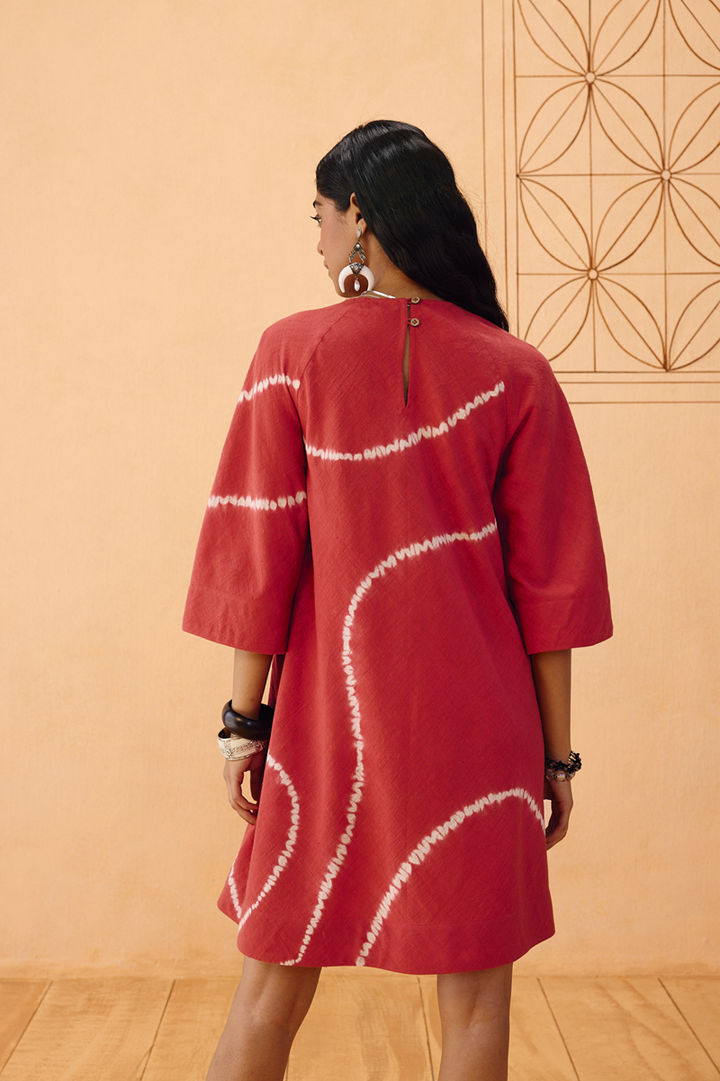 The Path Tie Dye Kala Cotton Dress kala cotton dress by SUI in terra for women in Singapore
