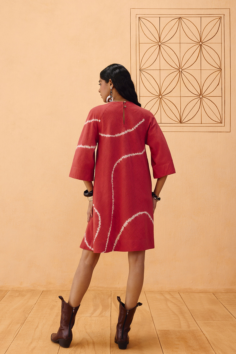 The Path Tie Dye Kala Cotton Dress kala cotton dress by SUI in terra for women in Singapore