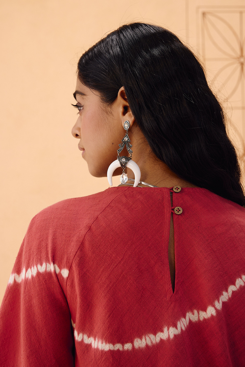 The Path Tie Dye Kala Cotton Dress kala cotton dress by SUI in terra for women in Singapore