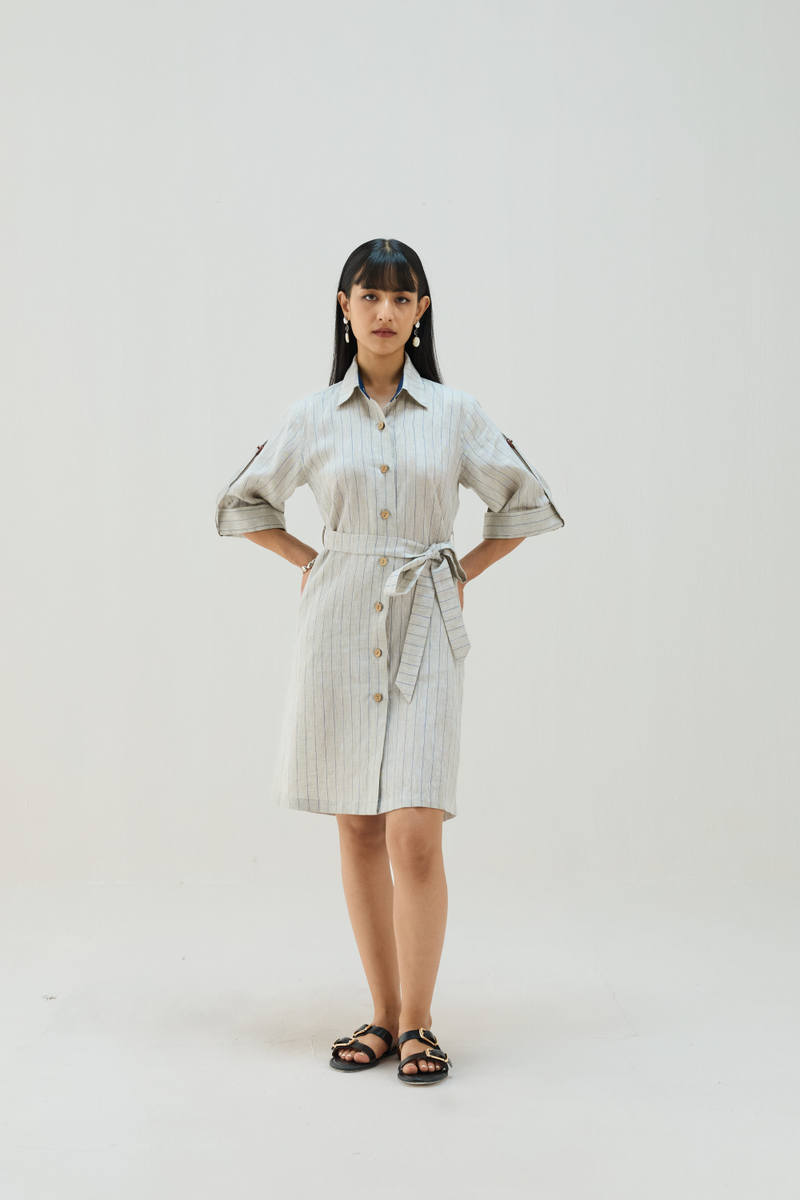The Sail Linen Shirt Dress