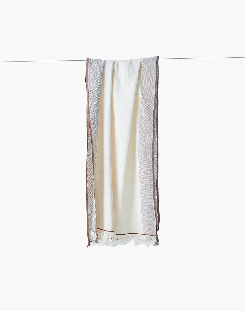 The Serenity stole cotton by World of Crow in white color for women in Singapore