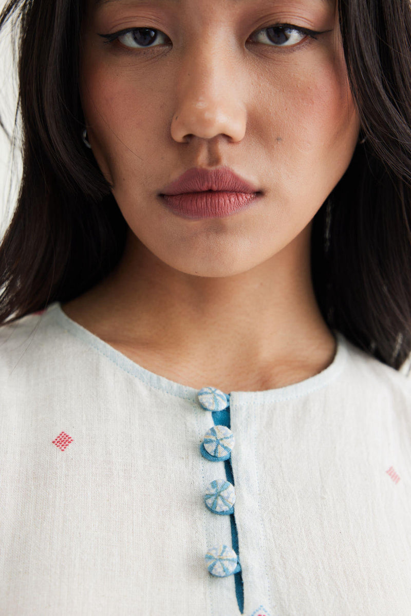 The Shoal Handwoven Kala Cotton Maxi Dress