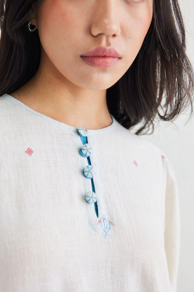 The Shoal Handwoven Kala Cotton Maxi Dress