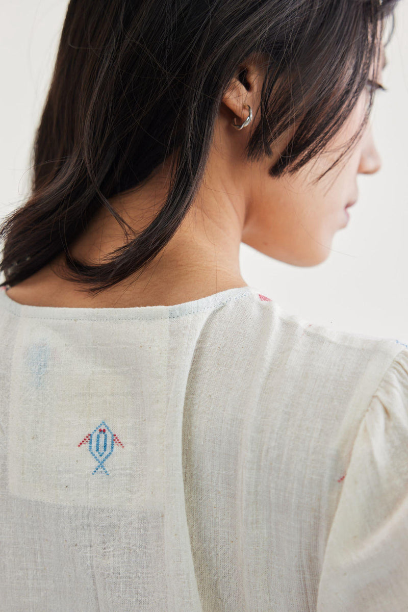 The Shoal Handwoven Kala Cotton Maxi Dress