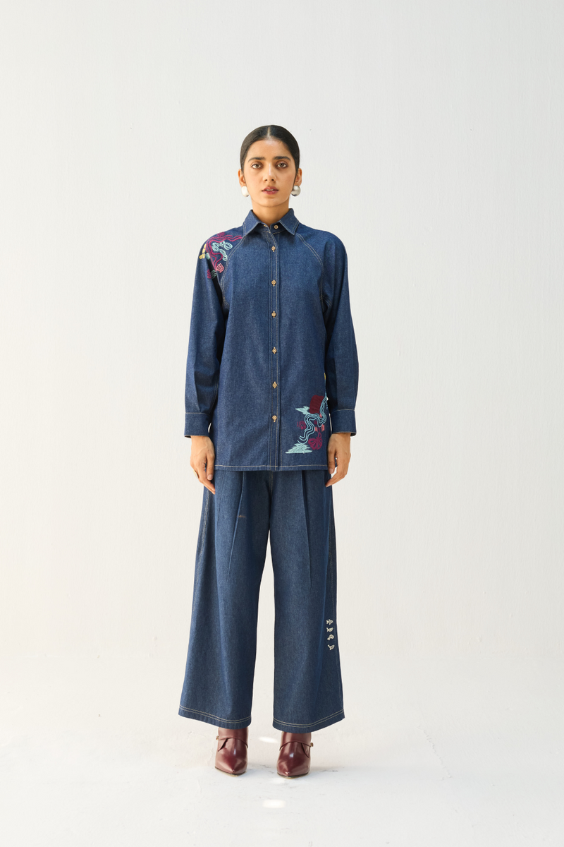 The Wave Sustainable Denim Shirt