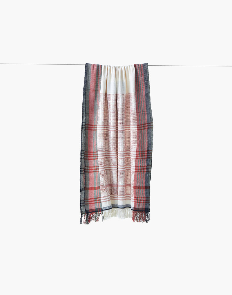 The Whispering Cotton Stole cotton by World of Crow in multi color for women in Singapore