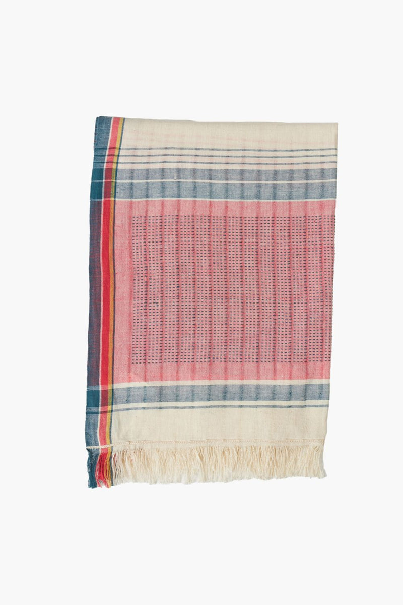 The Harbor Weave stole cotton by World of Crow in multi color for women in Singapore