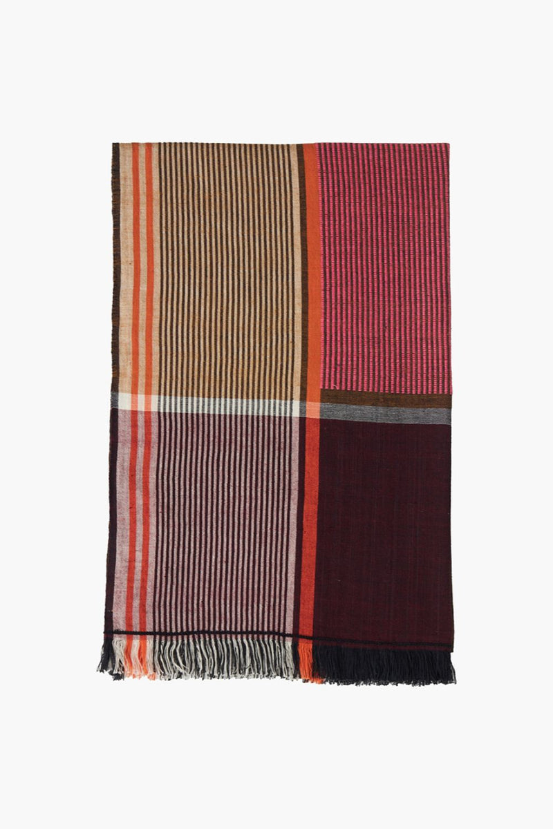 The Heritage Panel stole cotton by World of Crow in multi color for women in Singapore