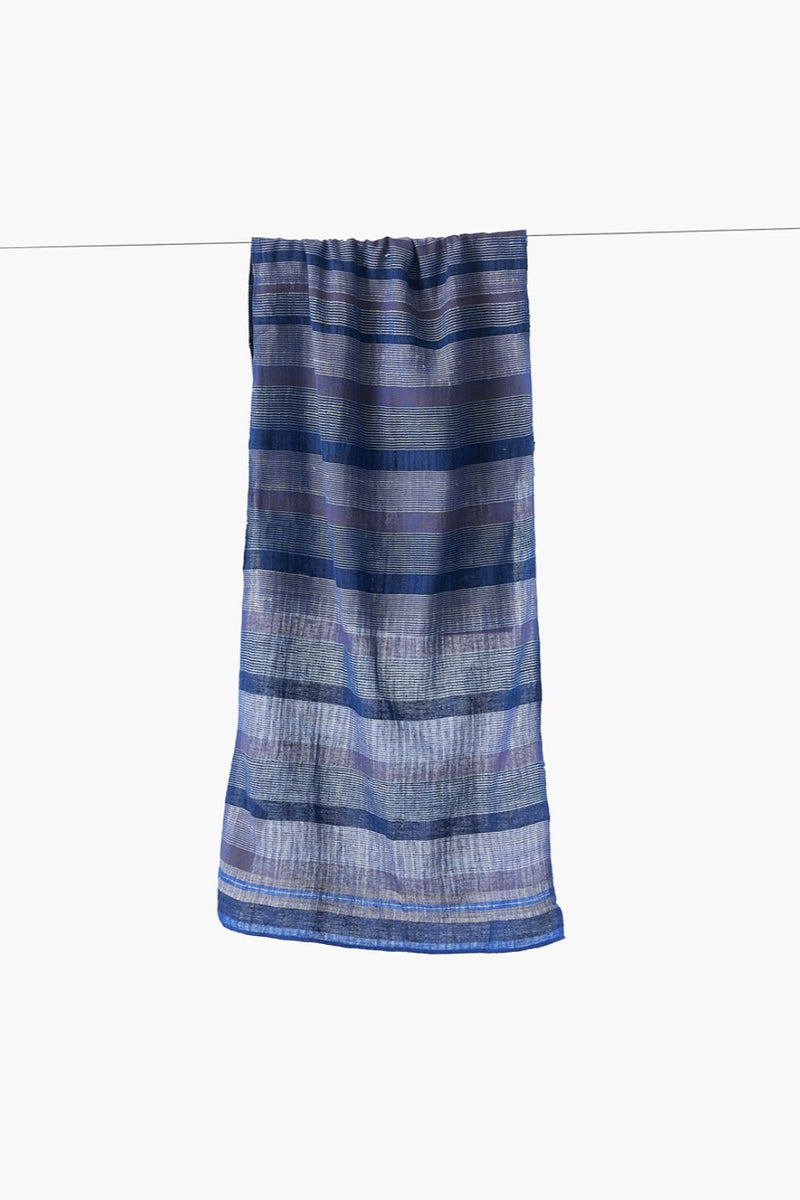 The Starlit Tussar stole cotton by World of Crow in multi color for women in Singapore