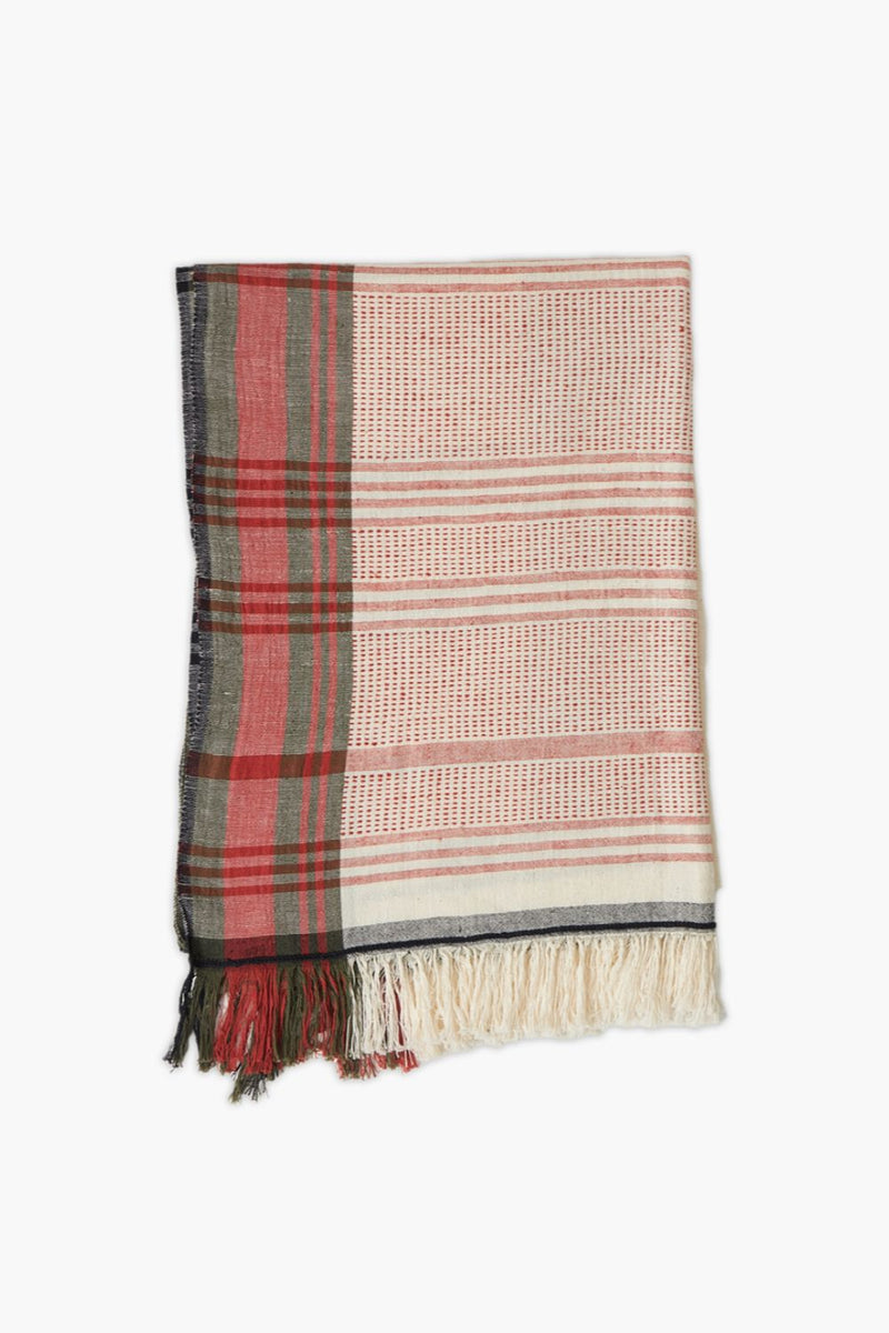 The Whispering Cotton Stole cotton by World of Crow in multi color for women in Singapore