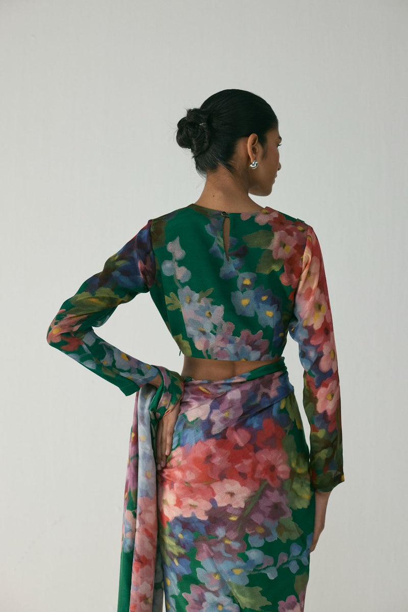 THEA BLOUSE mul by Yam in multi color for women in Singapore