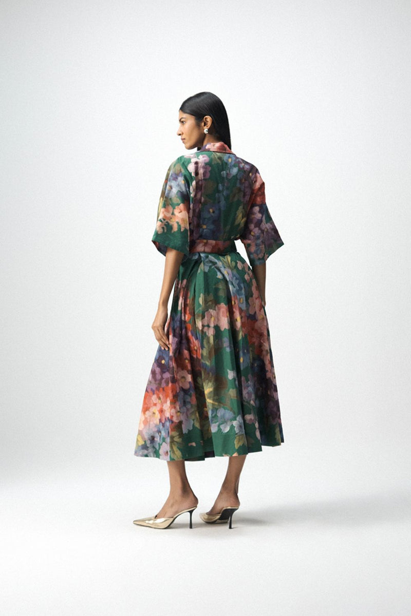 THEA SHIRT DRESS poplin by Yam in multi color for women in Singapore