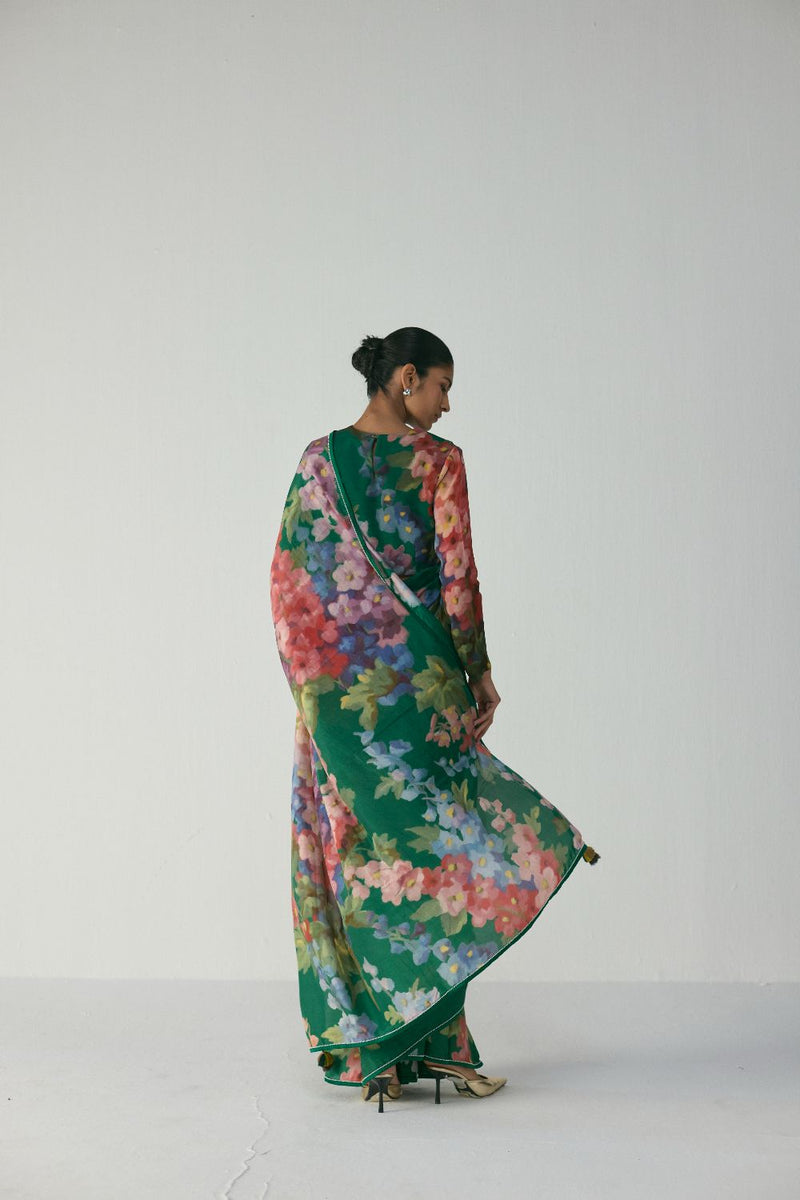 THEA SILK SAREE silk by Yam in multi color for women in Singapore