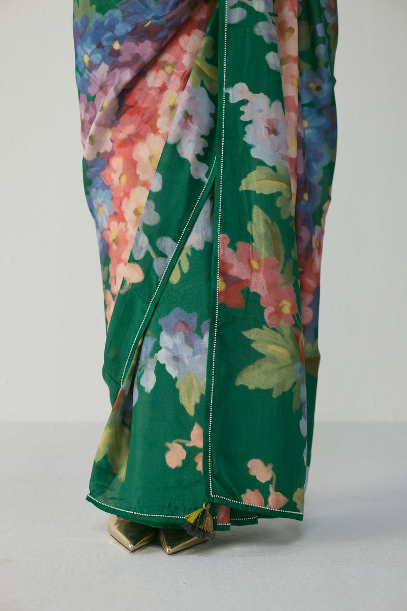 THEA SILK SAREE silk by Yam in multi color for women in Singapore